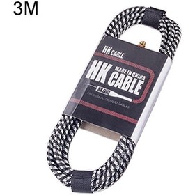 Resim Ahşap Gitar Bas Bağlantı Kablosu Gürültü Azaltma Ses Kablosu, Kablo Uzunluğu: 3m, Rastgele Renk Teslimatı 