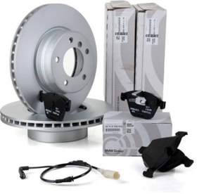 Resim Bmw E60 Kasa 520d Ön Fren Disk Ve Balata Takımı Orjinal 34116864906-34116794916-34356789492 