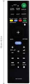 Resim AULCMEET RMT-AH240U Sony Ev Sineması Soundbar Hoparlör HT-NT5 HT-XT2 HT-CT790 SA-WCT790 SA-WCT790 SA-CT790 SA-NT5 SA-WNT5 HTCT790 SAWCT790 SACT790 HTNT5 ile Uyumlu Uzaktan Komutanı Değiştirin SANT5 SAS WNT5 