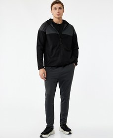 Resim Koton Cep Detaylı Beli Bağcıklı Spor Eşofman Altı Antrasit 6wam40050nk Antrasit 