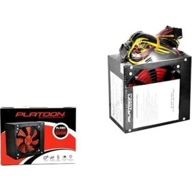 Resim Platoon PL-9263 500W Power Supply 12CM Geniş Fan Güç Kaynağı 