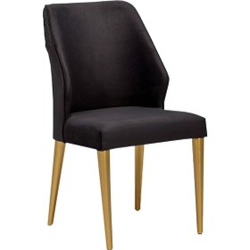 Resim Modalife Vanesa Salon Yemek Mutfak Sandalyesi Siyah 