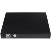 Resim Yaozixa Dışarıdaki Usb 2.0 Dvd Sürücü, 24x Cd-rom/cd-r, 8x Dvd-rw Yazıcı, Windows/mac Uyumlu, Siyah Renkli Optik Disk Okuyucu 