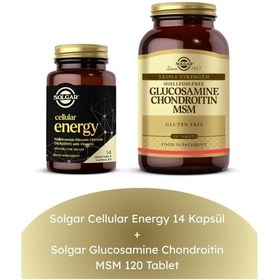Resim Solgar Cellular Energy 14 Kapsül + Glucosamine Chondroitin Msm 120 Tablet 
