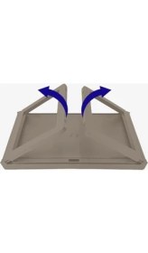 Resim Assess Store Katlanabilir Yatak Üstü Laptop Sehpası ve Kahvaltı Masası - Tablet ve Telefon Standlı Çok Amaçlı Portatif Çalışma Sehpası (56X36X26 Cm) (Toprak) 