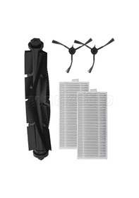 Resim Beko Rs 2221 Uyumlu Robot Yedek 5 Parça Seti Ana Fırça Yan Fırça Hepa Filtre 