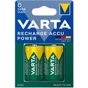 Resim ATAELEKTRONİK Varta Orta C Boy Bebek Ana Kucağı Pili 3000mah C Orta Boy Pil 2li Paket Tombul Lr14 R14 Mn1400 Am2 