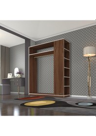 Resim Kenzlife giysi dolabı bayram 180*150*40 cvz gardırop 