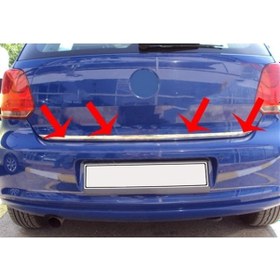 Resim Db Chrome Vw Polo Krom Bagaj Alt Çıta 2009-2017 P.Çelik 