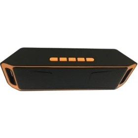 Resim Taşınabilir Kablosuz Açık Bluetooth Hoparlörler Bas Stereo Ses Subwoofer Fm Radyo Mp3 Çalar Bilgisayar Akıllı Telefonlar Için USB Tf | Taşınabilir Hoparlörler (Turuncu) 