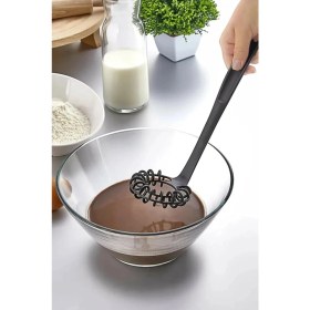 Resim Yanmaz Yapışmaz Yüksek Isıya Dayanıklı Teflon Spiral Çırpıcı - Yumurta Çırpıcı 28 cm 