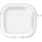 Resim ile Uyumlu Airpods 4 Kılıf Şeffaf Kristal Silikon Zore Airbag 14 Kılıf Şeffaf 