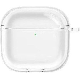 Resim ile Uyumlu Airpods 4 Kılıf Şeffaf Kristal Silikon Zore Airbag 14 Kılıf Şeffaf 