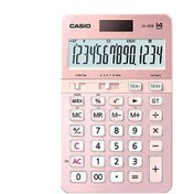 Resim Casio JS-40B-PK Profesyonel 14 Hane Masaüstü Pembe Hesap Makinesi 