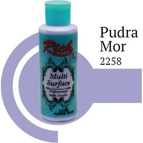 Resim Rich Multi Surface Her Yüzey Akrilik Boya 120 Cc. 2258 Pudra Mor 