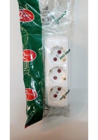 Resim Eko Grup 2mt Kablolu 3 Grup Topraklı Priz Uzatma Kablosu 