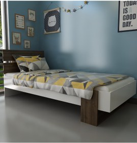 Resim Evbingo İdeal Yavrulu Karyola Tek Kişilik 90x190 Montessori Karyola U36-2 