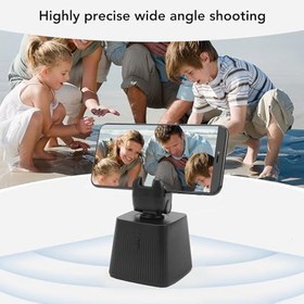 Resim Uzun Ömürlü Pil Ömrü, Zengin Özellik Ve Akıllı AI Çipi Ile Çift Eksenli Dönebilen 360 Derece Akıllı Telefon Takip Tutucu 