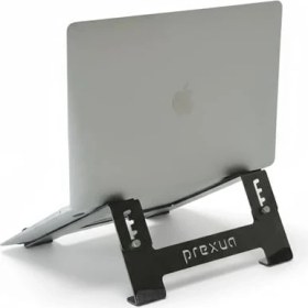 Resim Peri Store Prexua Stepper Laptop Standı - Notebook Yükseltici Altlık - Metal - Siyah - STP4025 (Siyah, Medium) 
