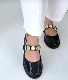 Resim Shoes Siyah Rugan Oxford Ayakkabı 