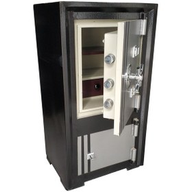 Resim Mywondry Store Şifreli Çelik Para Kasası 105 Cm Siyah Gri 