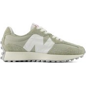 Resim New Balance Us327lm Leather Lifestyle Unisex Sneaker Hakiki Deri Günlük Spor Ayakkabı Yeşil 