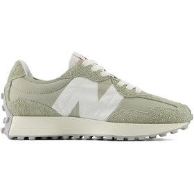 Resim New Balance Us327lm Leather Lifestyle Unisex Sneaker Hakiki Deri Günlük Spor Ayakkabı Yeşil 