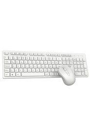 Resim IZOLY KM6225 Q Kablosuz Beyaz Klavye Mouse Set 