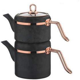 Resim Brioni RSA-02TL Royal Stone Çaydanlık Takımı Antrasit 