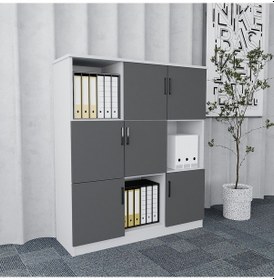 Resim Vest 7'li Ofis Takımı Model 1 Beyaz Füme 