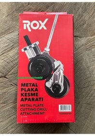 Resim Rox Matkap Sac Kesme Makinası Matkaba Takılan Sac Kesme Aparatı 