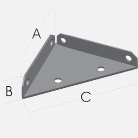 Resim Ermo Galvaniz Köşe Gönye No:1 