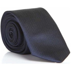 Resim Gaffy Lacivert Slim Fit Düz Renk Dokuma Kravat / DDK-03 Lacivert 