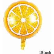 Resim 1 Adet Donut Dijital Folyo Balon Meyve Dondurma Helyum Balon Doğum Günü Partisi Dekorasyon Çocuk Oyuncak Tatlı Dijital Balon Showe, Seçenekler: 4 