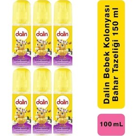 Resim Dalin Bebek Kolonyası Sprey Sprey Bahar Tazeliği 100 Ml 6 Adet 