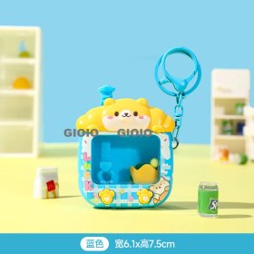 Resim Silver1 Peluş Bebek Anahtarlık Kolye Sevimli Biblolar Bebek Çekicilik Küçük Kolye (Yurt Dışından) 