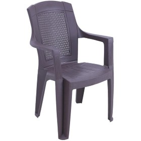Resim Mandella Padişah Koltuk 4 Adet Kahverengi 