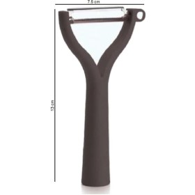 Resim Feyza Design Siyah Meyve Sebze Soyucu, Pratik ve Hızlı Kullanım, Dayanıklı Tasarım 