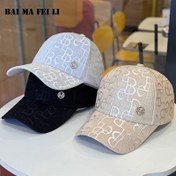 Resim 1 Adet BAI MA FEI LI Kadınlar İçin Hafif Beyzbol Şapkası - Ayarlanabilir Snapback, Parıltılı Baimei Logolu, Nefes Alabilen Yazlık Güneşlikli Şapka İlkbahar/Yaz için, Gündelik ve Resmi Etkinlikler (Siyah/Bej/Beyaz), Ayarlanabilir Beyzbol Kepi 