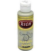 Resim Rich Akrilik Boya Metalik 120 CC Platin 0776 