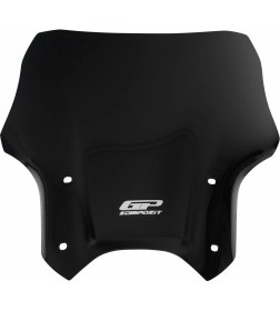 Resim GP Kompozit Honda CB125R / CB250R 2012-2024 Uyumlu Kısa Ön Cam Siyah 33 cm 