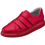 Resim Costo Shoes GG3313 Kırmızı Çift Katlı Termo Taban Üst Kalite Ekstra Rahat Kalıp Vip Deri Büyük Numara Erkek Spor Ayakkabı 