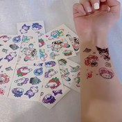 Resim Kawaii Karakter Stickerleri - 5 Sayfa Sevimli Kedi, for Kuromi Stickerleri için - Doğum Günü Parti Malzemeleri, Parti Hediyeleri, Parti Oyunları, Etkinlik Ödülleri! Harika Tatil Hediyeleri! Seri 00 