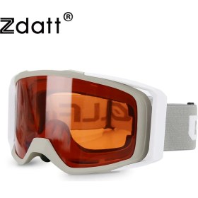 Resim Xifu Shop C Kumral Tarzı 2021 Zdatt Motocross Mx Gözlüğü Kadın Erkek Ayarlanabilir Kayış Temiz Lens Anti-Sis Anti-Uv Toz Geçirmez Bisiklet Kayak Gözlüğü (Yurt Dışından) 