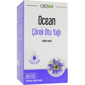 Resim ORZAX Ocean Çörek Otu Yağı 60 Kapsül 