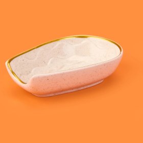 Resim Matmel Kitchen Oval Seramik Kaşık Altlığı - Bej - 15 cm 