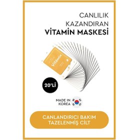 Resim Mjcare On Vitamin Mask - Vitaminli Yüz Maskesi 20'li 