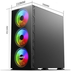 Resim Izoly ST998747 i5-10400F 32 GB 256 GB M.2 NVMe GTX1660S 6 GB 24" Free Dos Masaüstü Oyuncu Bilgisayarı 