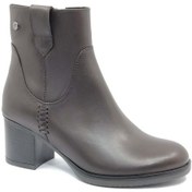 Resim 32031 Zn Trendy Kadın Bot Kahverengi Kahverengi 