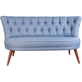Resim Ze10 Design Richland Loveseat İkili Kanepe Indigo Mavi 